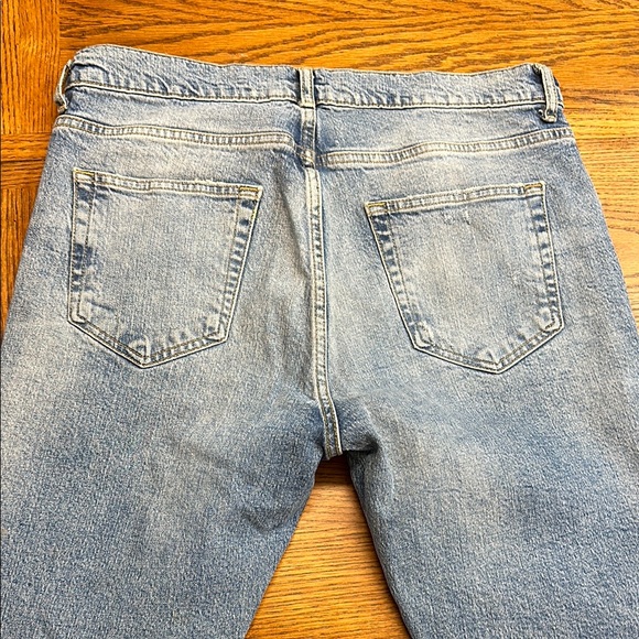 Zara Women's Straight Leg Jeans - Light Blue - Picture 3 of 6